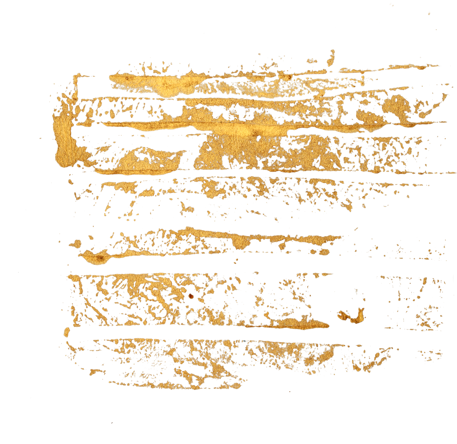 PNG gold scratch brushstrokes painting smear element.